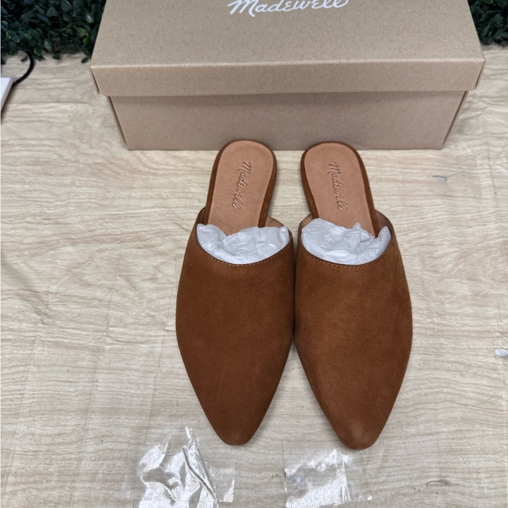 Madewell The Remi Mule In Suede - W8 - Picture 3 of 9